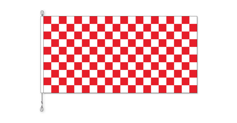 Chequered - Red and White