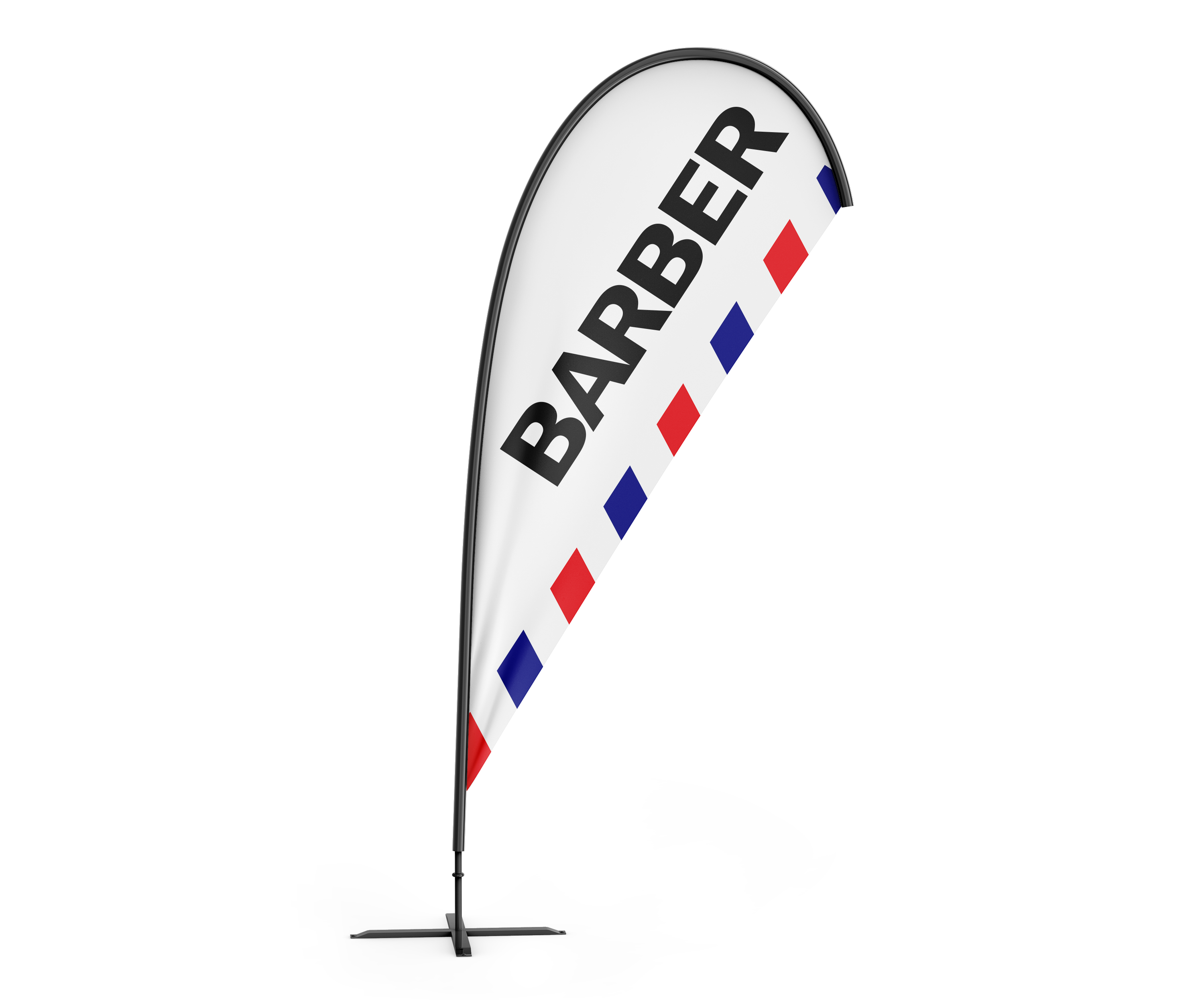 Barber Teardrop Flag