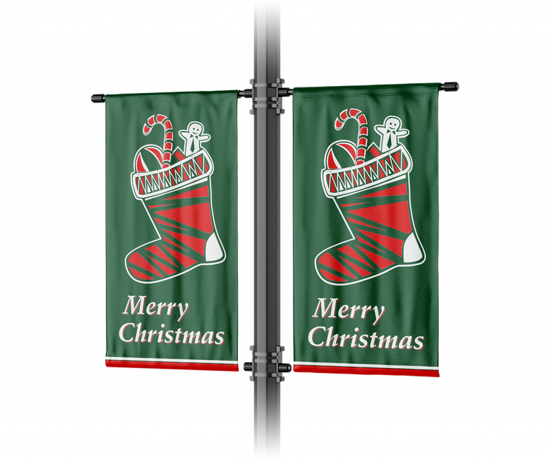 Christmas Green Stocking