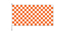Chequered - Orange and White