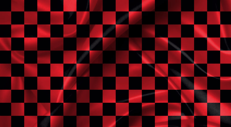 Chequered - Red and Black