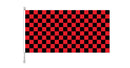 Chequered - Red and Black
