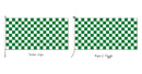 Chequered - Green and White