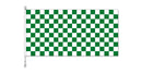 Chequered - Green and White