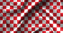 Chequered - Red and White