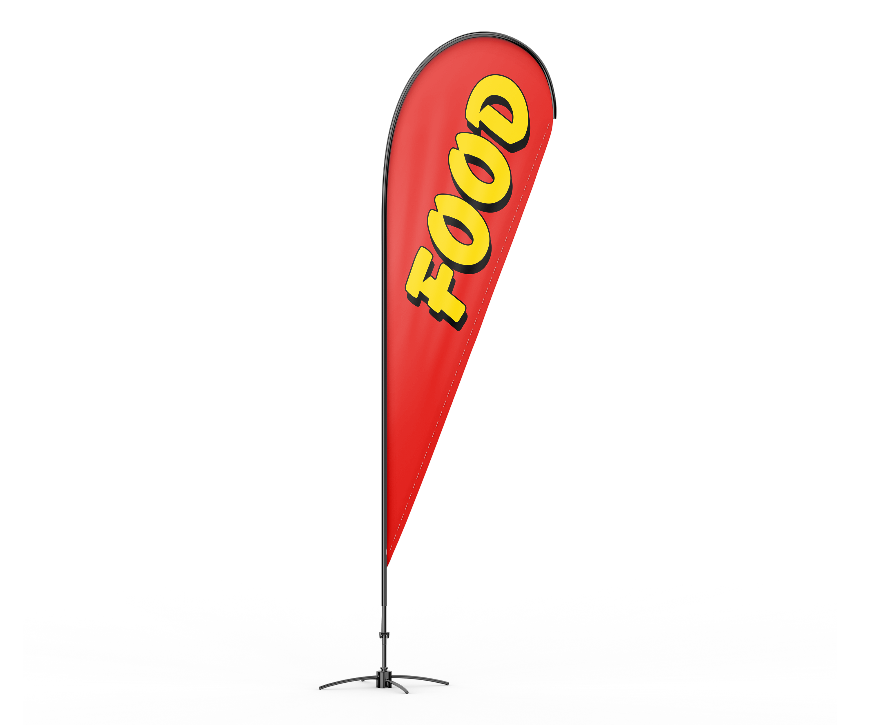 Food Teardrop Flag
